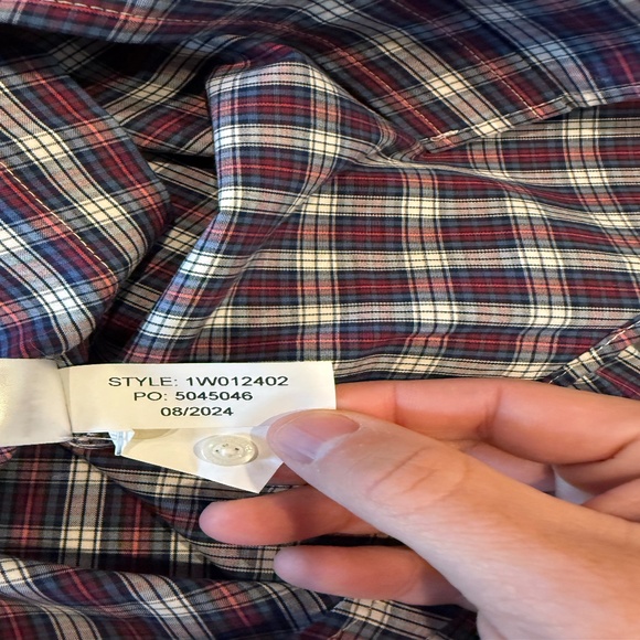 Vineyard Vines Tartan Plaid Poplin Shirt - Small - Picture 7 of 7